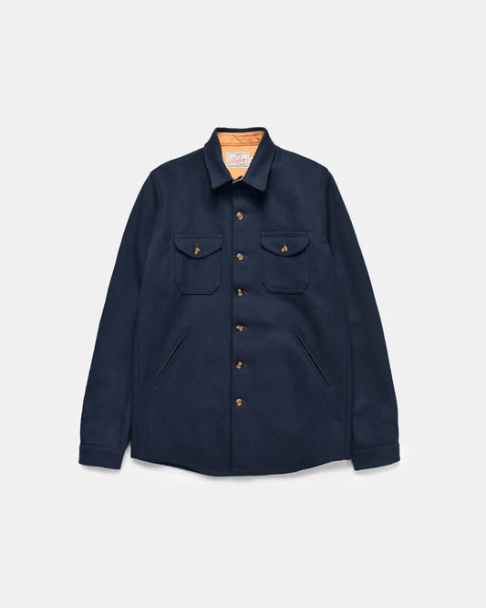 Crissman Overshirt - Dark Navy by Dehen 1920