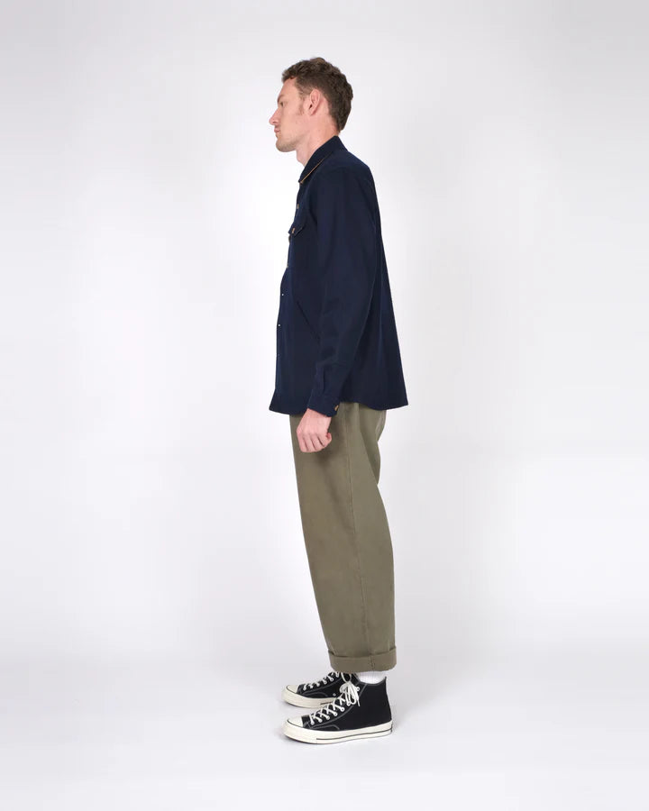 Crissman Overshirt - Dark Navy by Dehen 1920