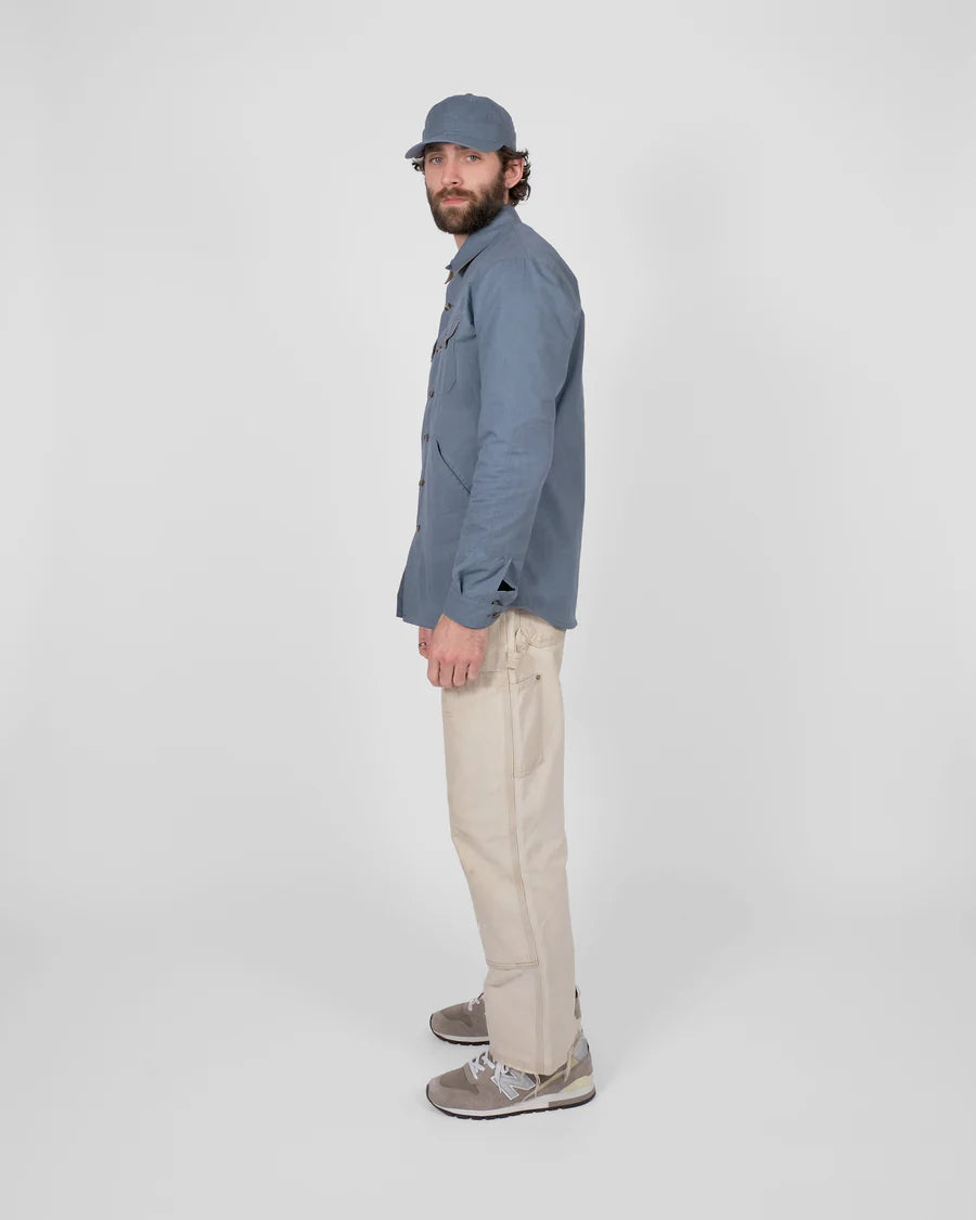 Crissman Overshirt - Faded Blue by Dehen 1920