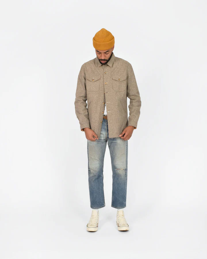 Crissman Overshirt - Oatmeal by Dehen 1920