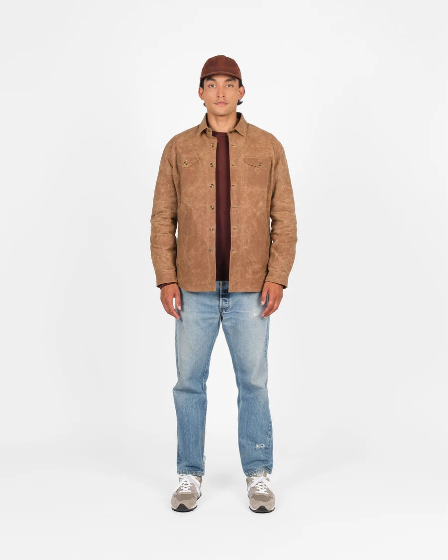 Crissman Overshirt - Waxed Canvas - Field Tan by Dehen 1920