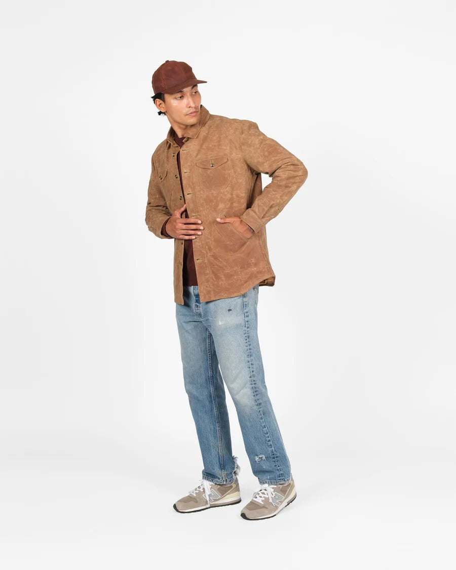 Crissman Overshirt - Waxed Canvas - Field Tan by Dehen 1920