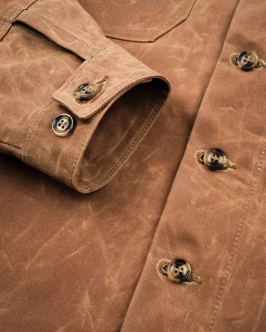 Crissman Overshirt - Waxed Canvas - Field Tan by Dehen 1920