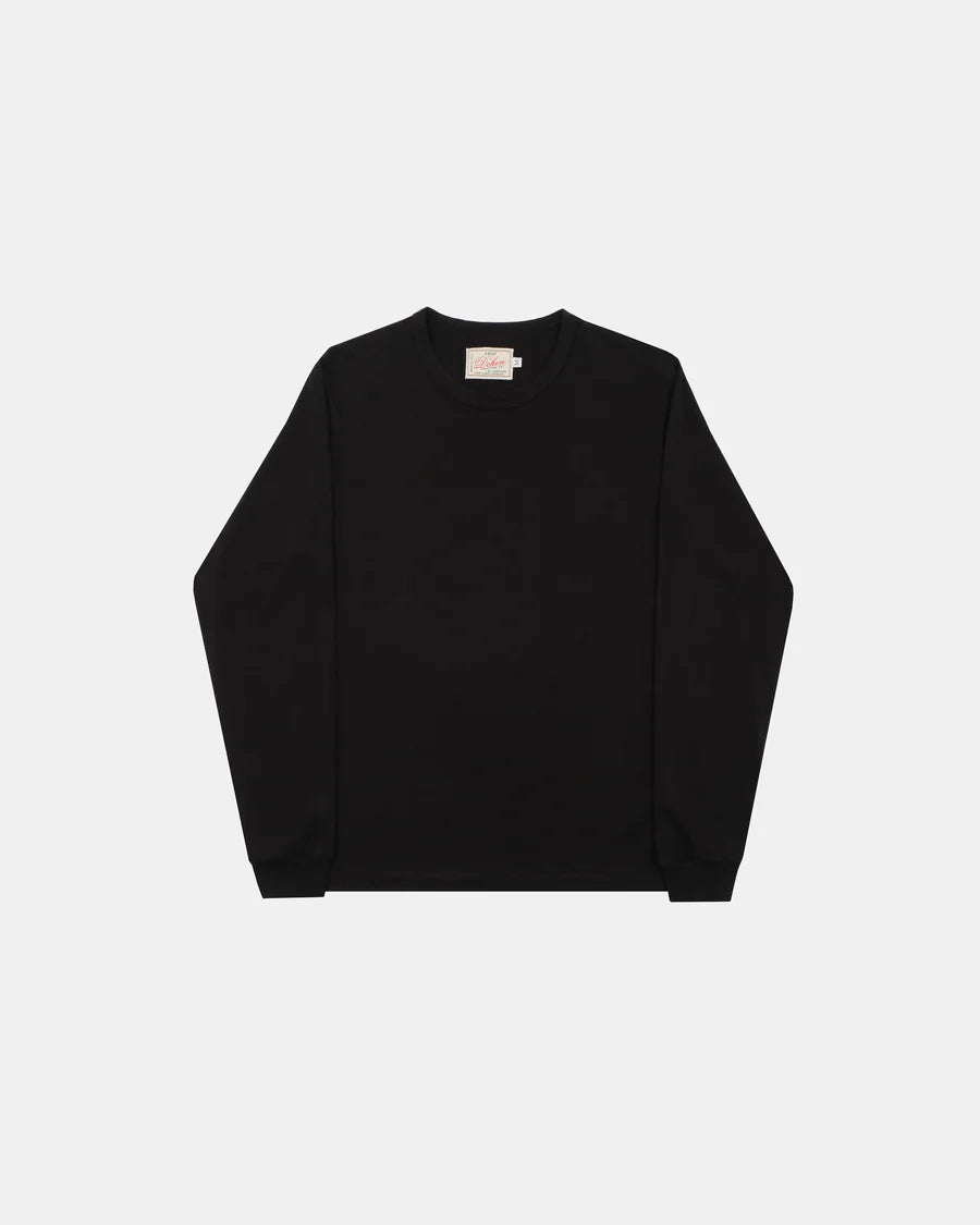 Heavy Duty L/S Tee w/Cuff - Black by Dehen 1920