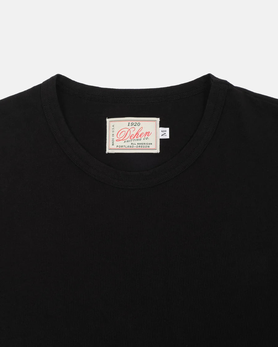 Heavy Duty L/S Tee w/Cuff - Black by Dehen 1920