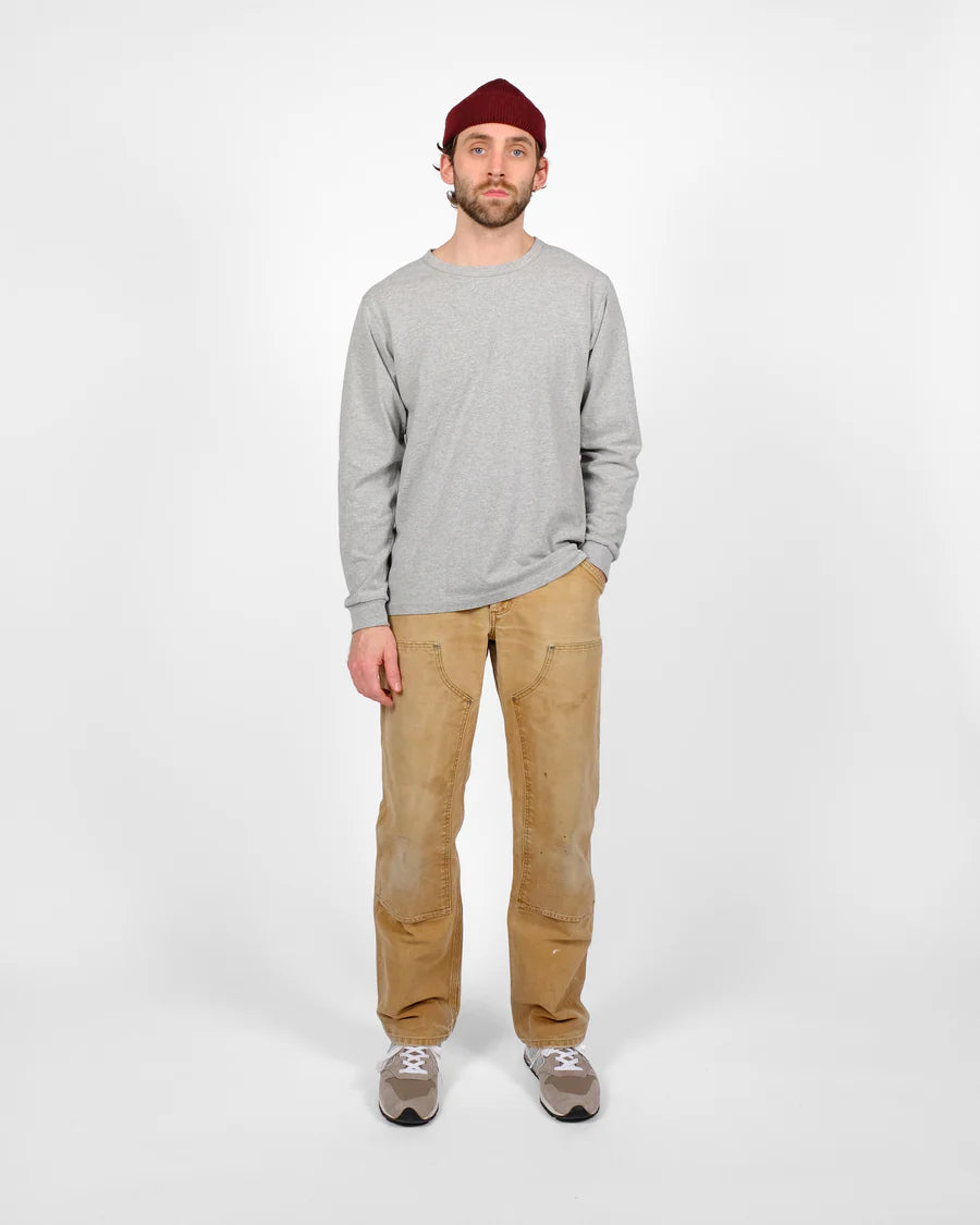 Heavy Duty L/S Tee w/Cuff - Heather by Dehen 1920