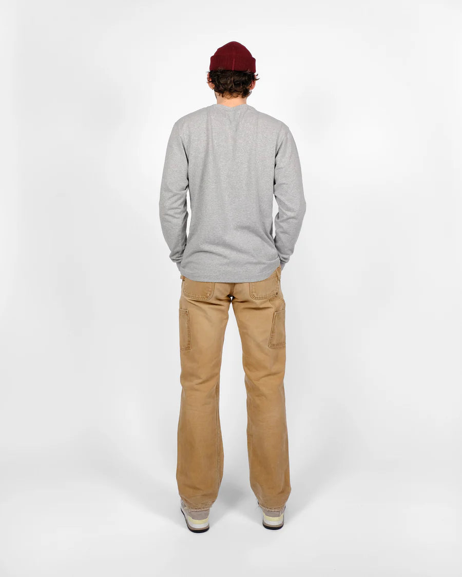 Heavy Duty L/S Tee w/Cuff - Heather by Dehen 1920