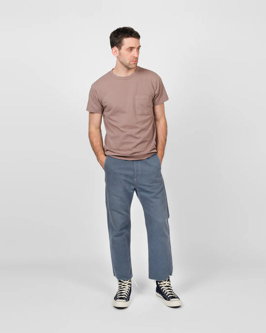 Single Pocket Tee - Putty by Dehen 1920