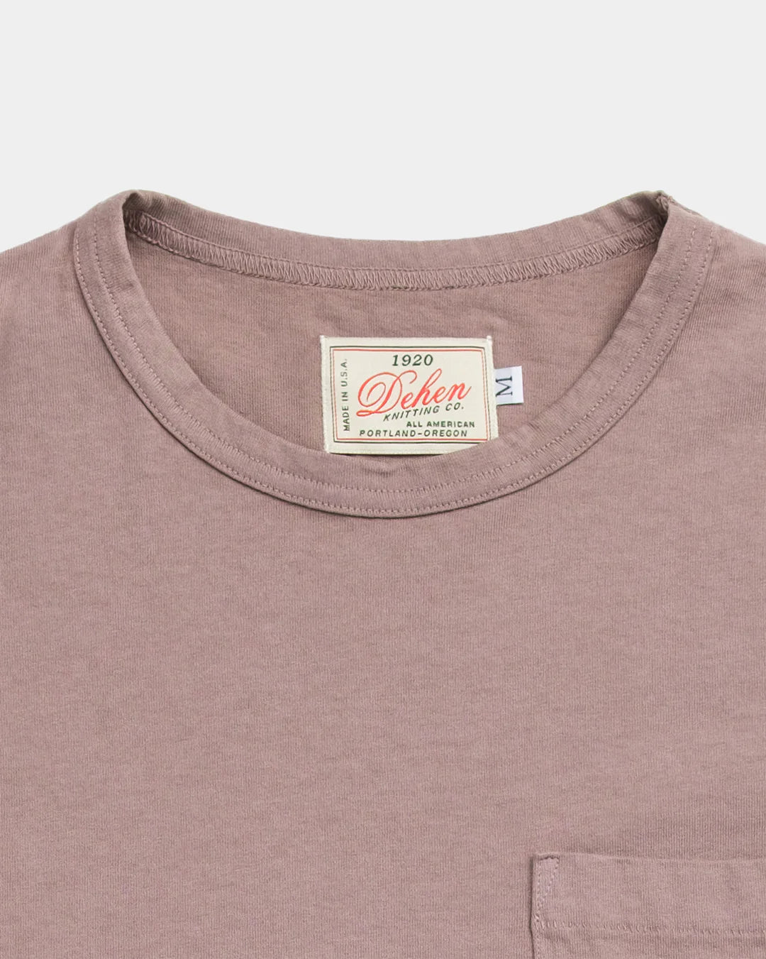 Single Pocket Tee - Putty by Dehen 1920