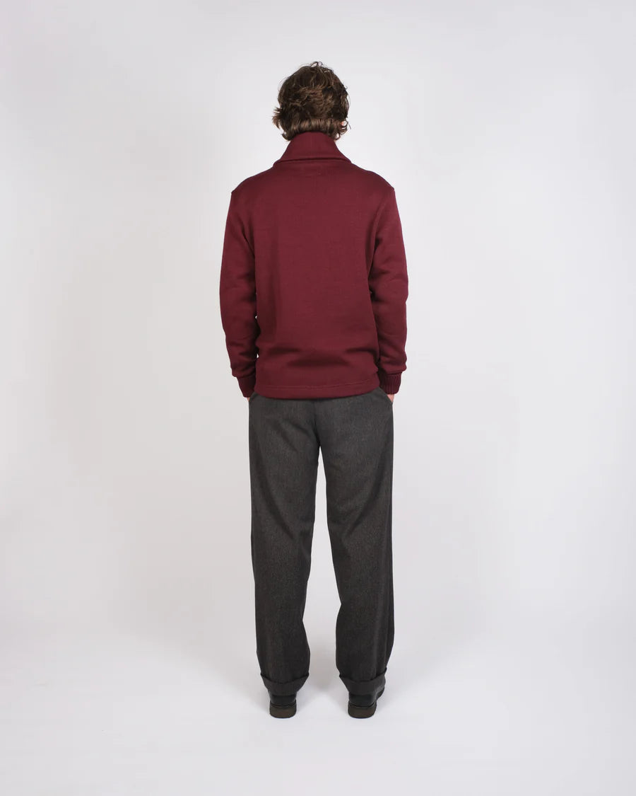 Shawl Sweater Coat - Burgundy by Dehen 1920