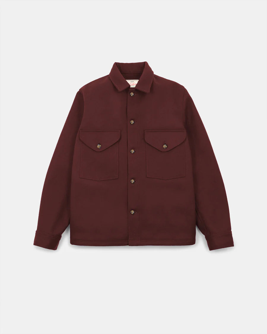 Skyline Overshirt - Dark Maroon
