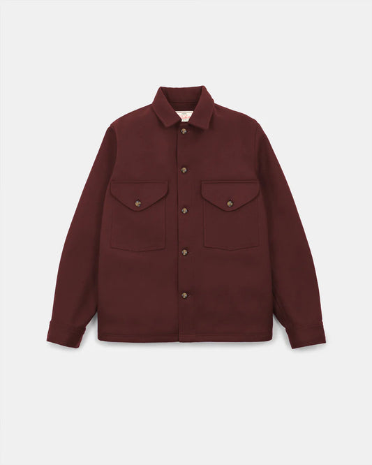 Skyline Overshirt - Dark Maroon
