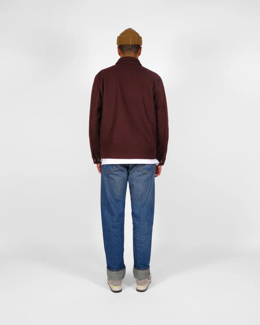 Skyline Overshirt - Dark Maroon