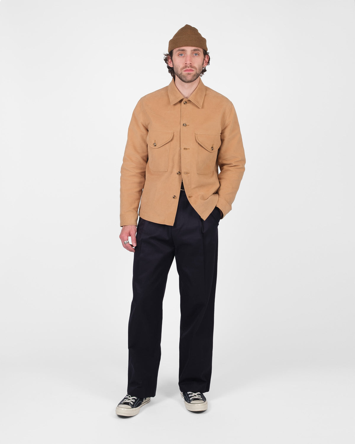 Skyline Overshirt - Camel by Dehen 1920