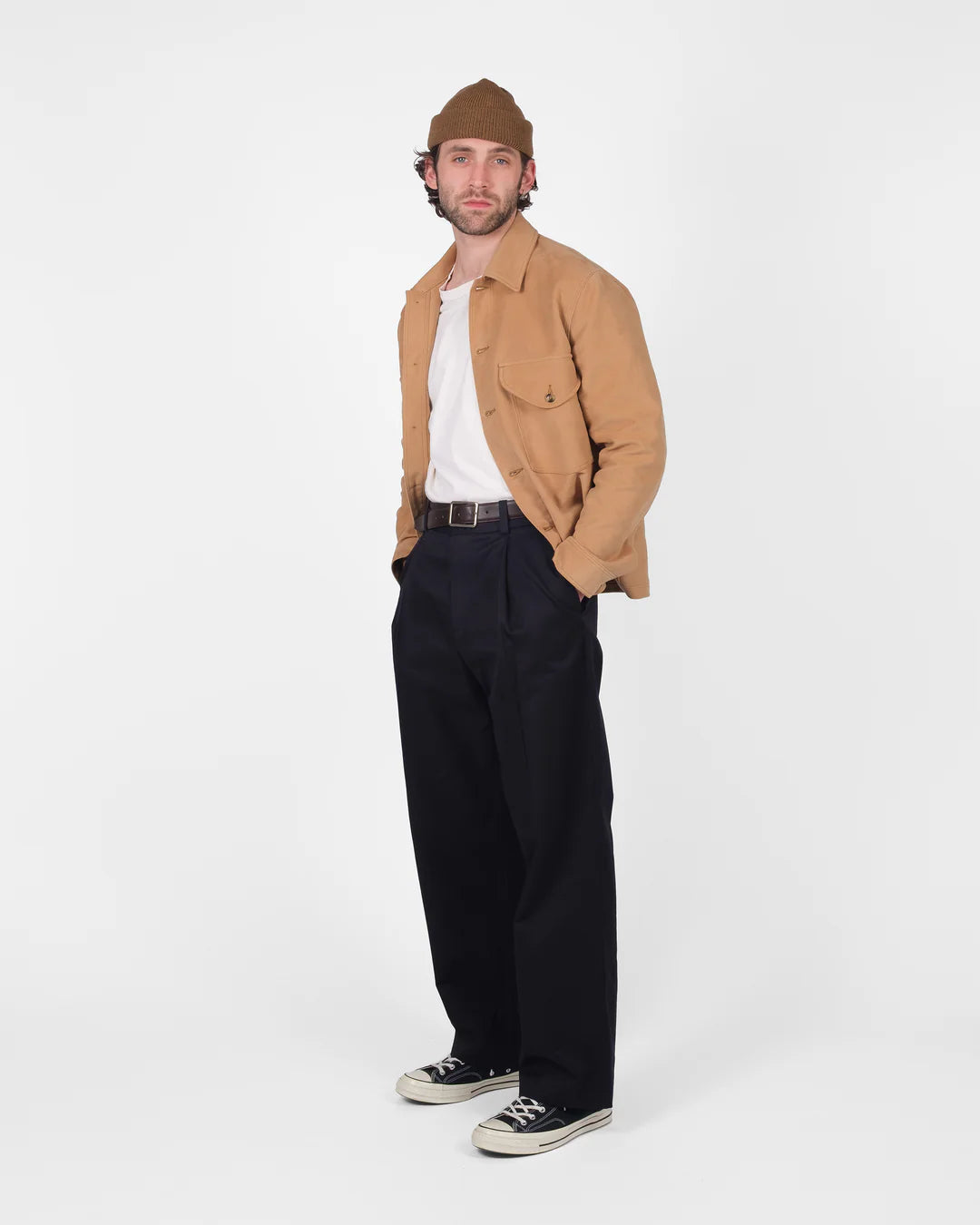 Skyline Overshirt - Camel by Dehen 1920