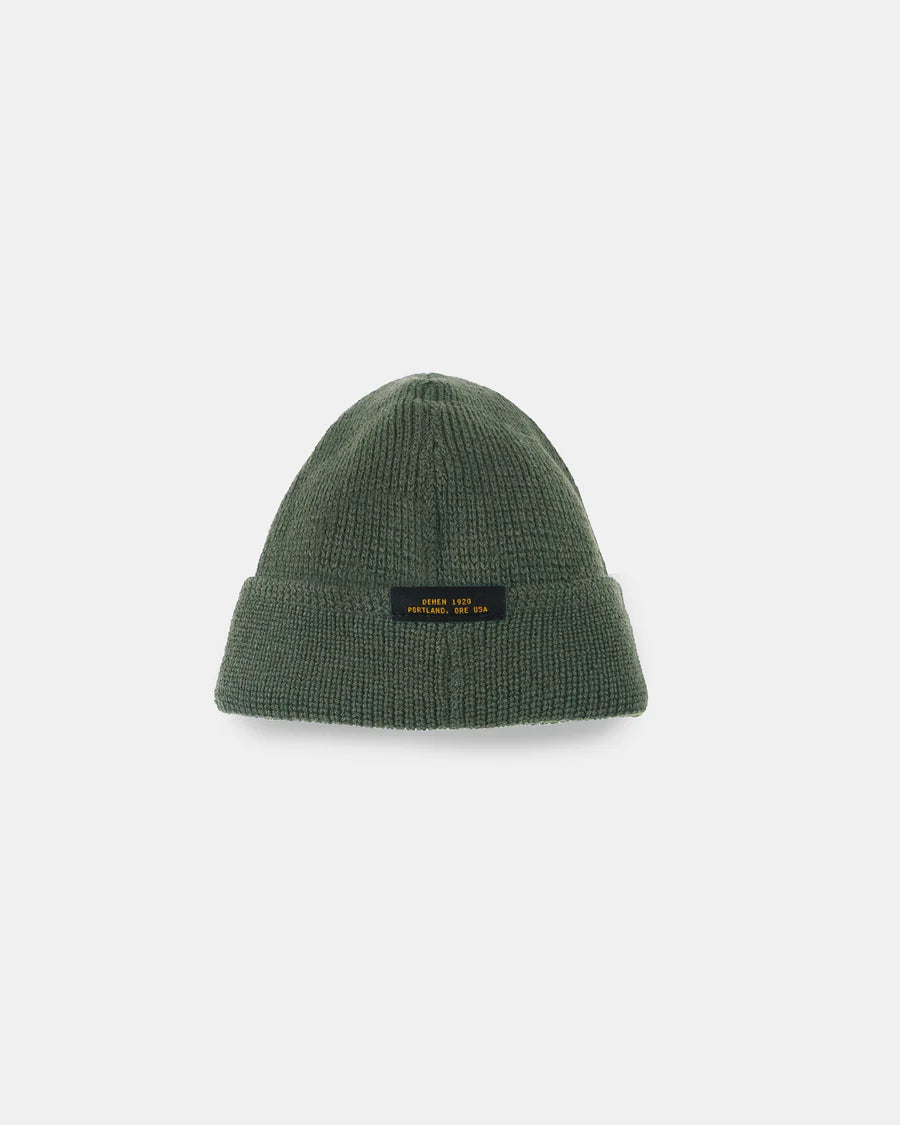 Wool Knit Watch Cap - Spruce by Dehen 1920