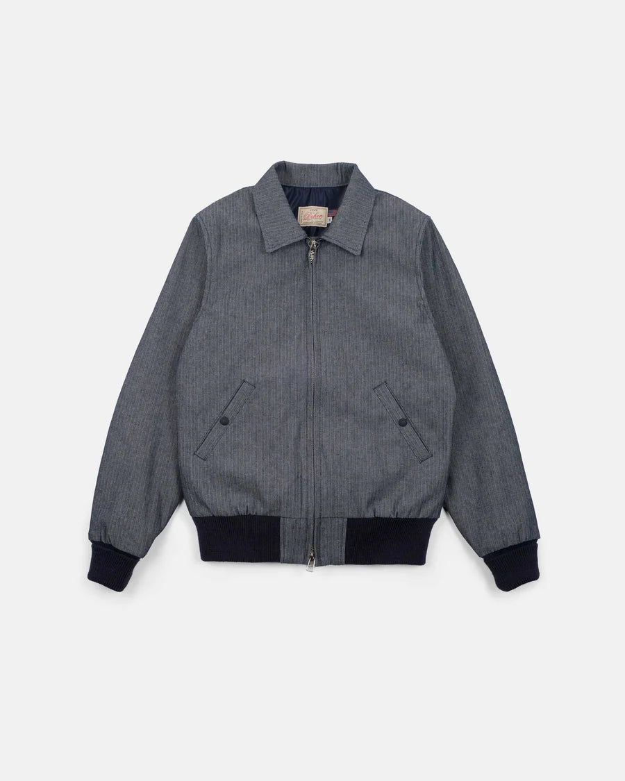 Weekender Jacket - Indigo Herringbone Bull Denim by Dehen 1920