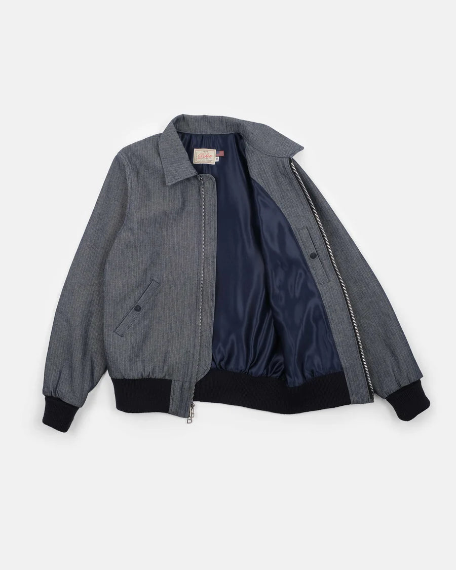 Weekender Jacket - Indigo Herringbone Bull Denim by Dehen 1920