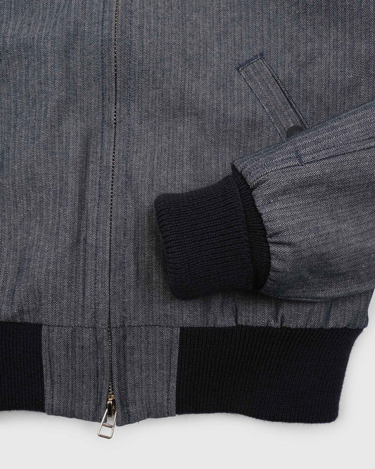 Weekender Jacket - Indigo Herringbone Bull Denim by Dehen 1920