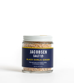 Jacobsen Salt Co. Infused Black Garlic Salt, 3.1oz.