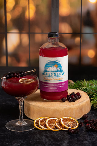 Huckleberry Lemondrop Mixer by Alpenglow Cocktail Company