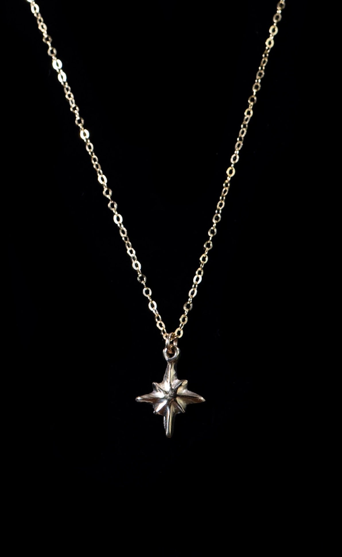 Bronze Mini Star Charm Necklace by Iron Oxide