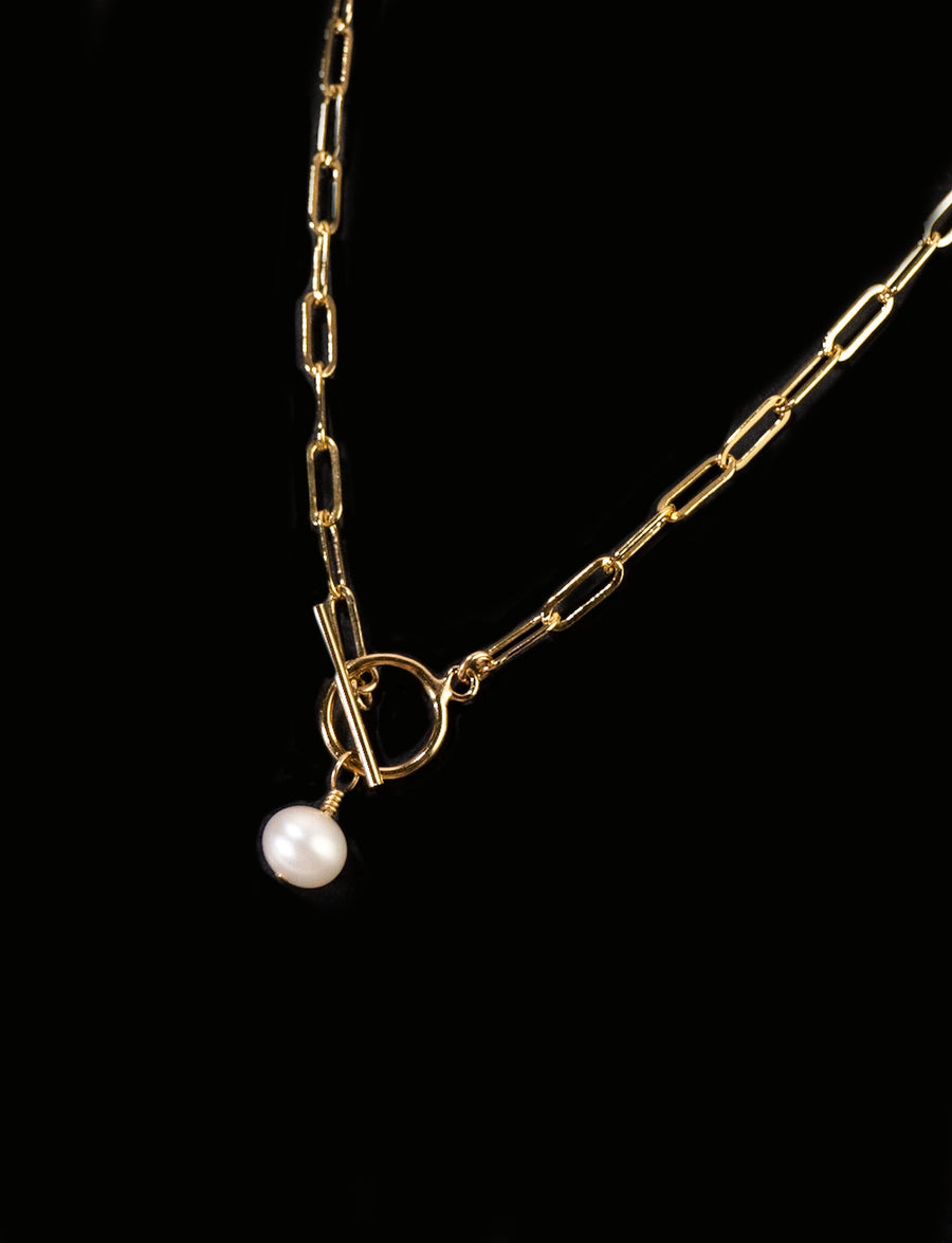 Poppy Necklace (14k GF) by Lace & Pearls Jewelry
