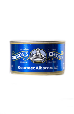 Gourmet Albacore Tuna (Lightly Salted) 7.5oz Can by Oregon's Choice