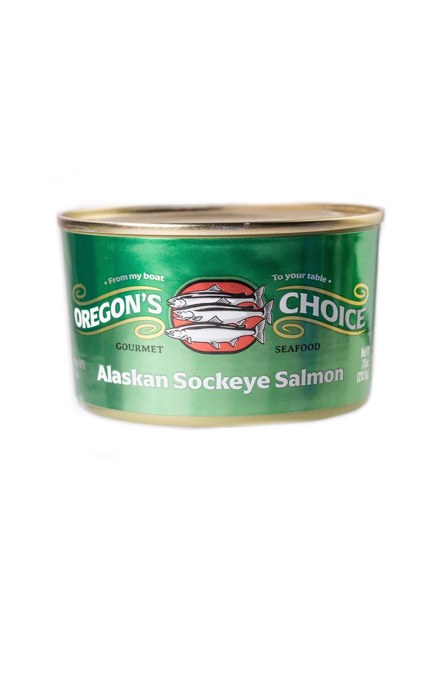 Alaskan Sockeye Red Salmon 7.5oz Can by Oregon's Choice