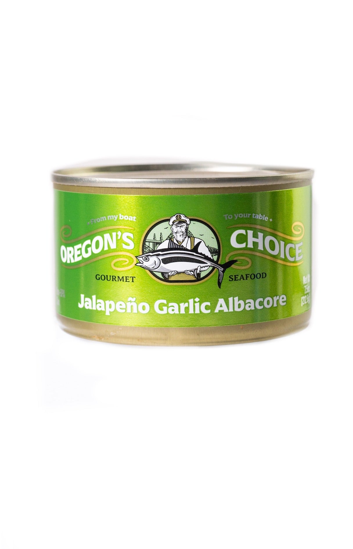 Jalapeño Garlic Albacore Tuna 7.5oz Can by Oregon's Choice – MadeHere
