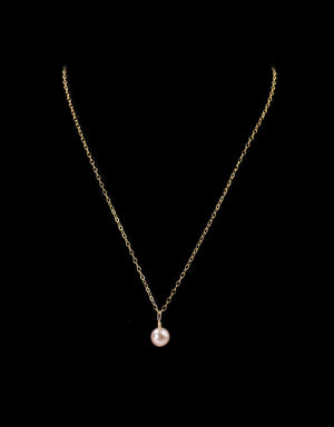Pale Pink Pearl Addison Necklace by Lace & Pearls Jewelry