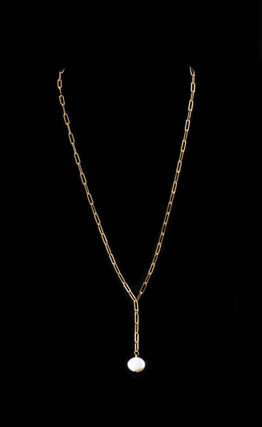 Madelyn Necklace (14k GF) by Lace & Pearls Jewelry