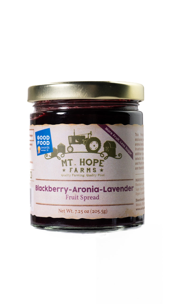 Blackberry-Aronia-Lavender Fruit Spread by Mt. Hope Farms