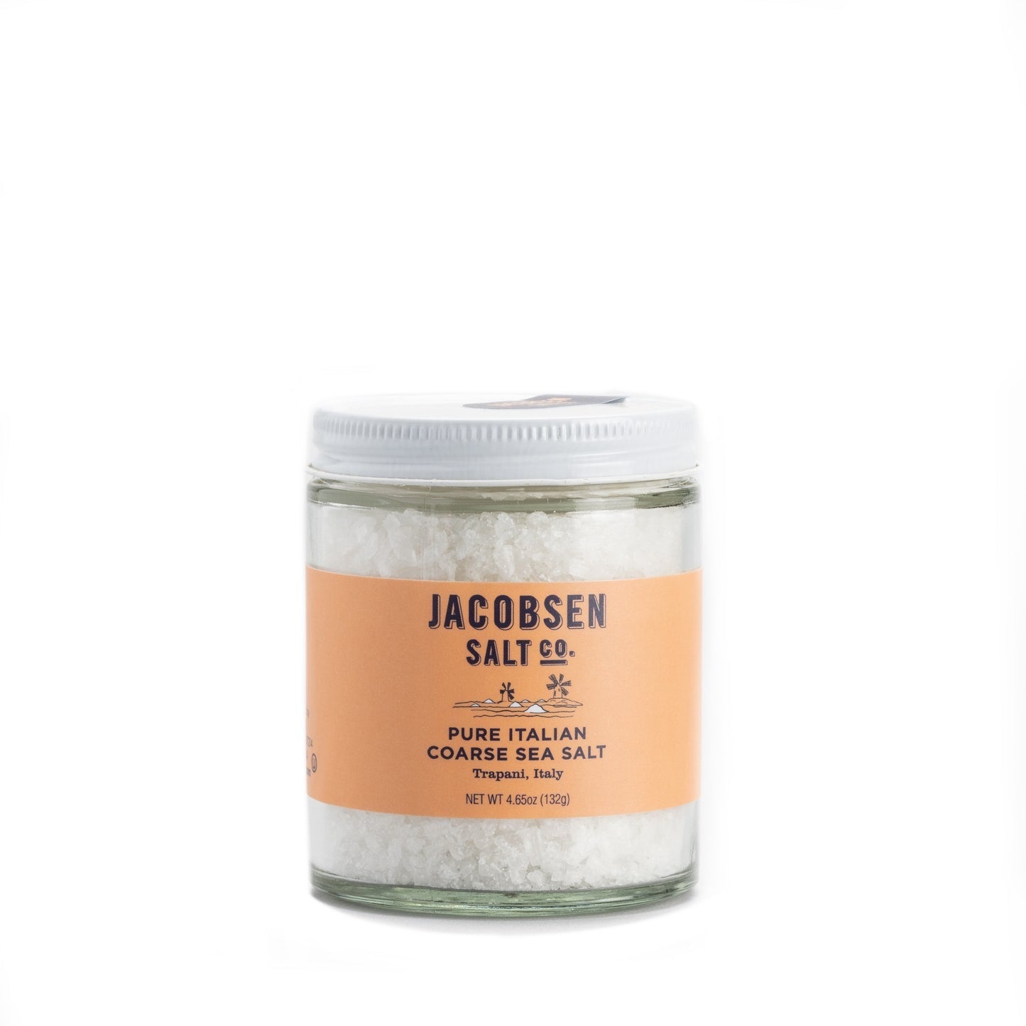 Pure Italian Coarse Sea Salt Jar by Jacobsen Salt Co.