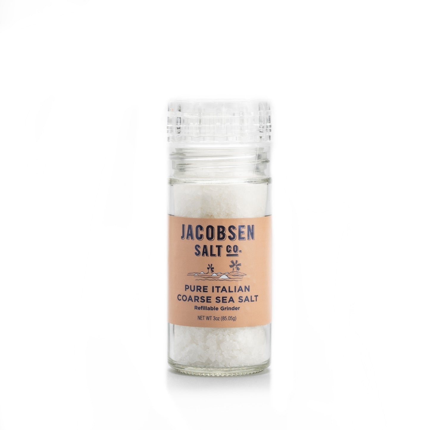 Pure Italian Coarse Sea Salt Grinder by Jacobsen Salt Co.