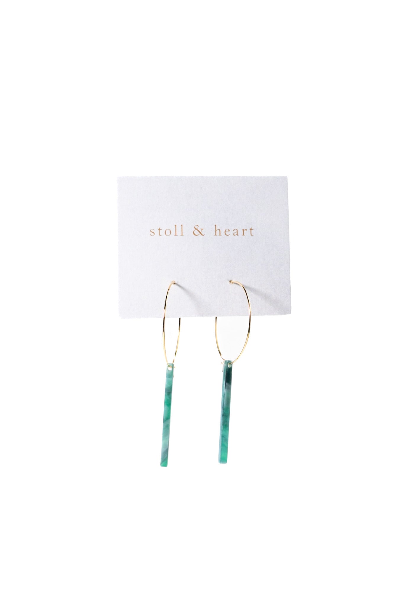 The Chelsea Brass w/ Green Tortoise by Stoll & Heart
