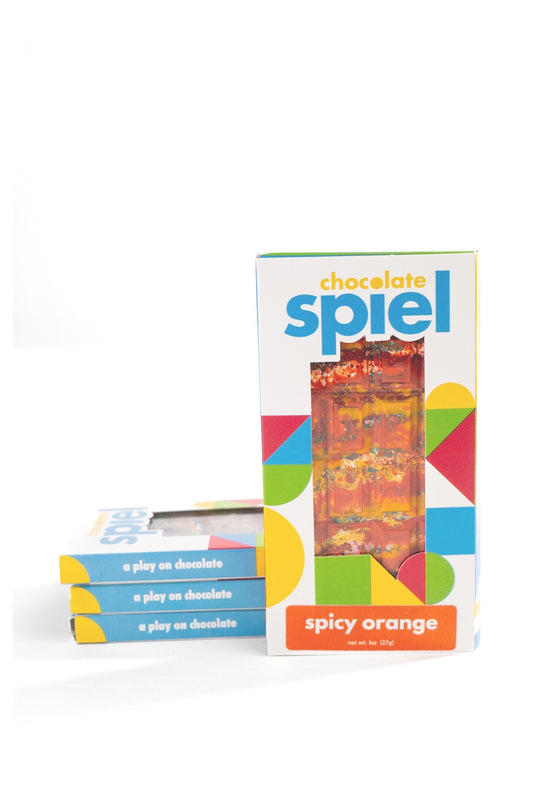 Spicy Orange Chocolate Bar by Chocolatespiel
