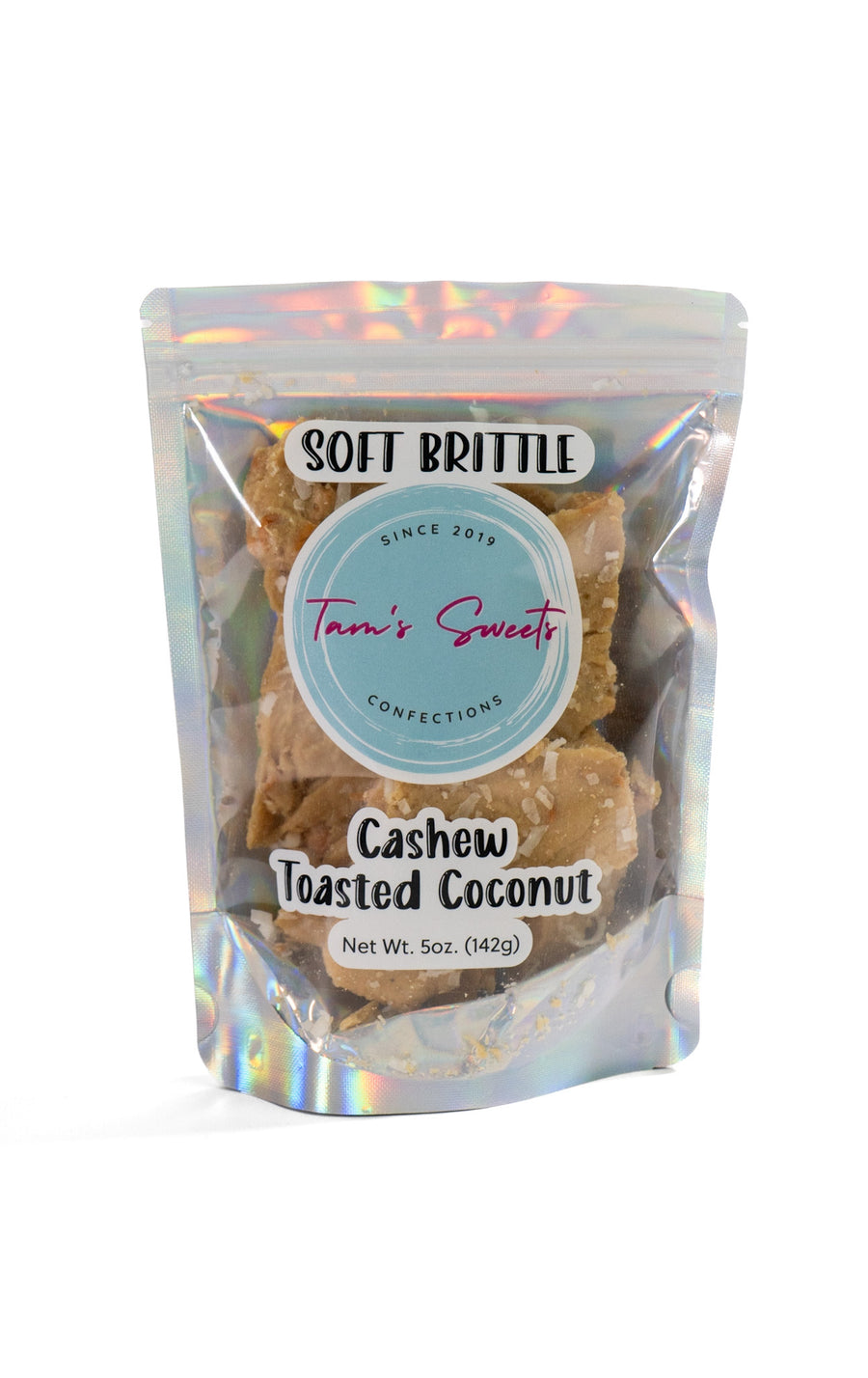 Cashew Coconut Soft Brittle by Tam's Sweets