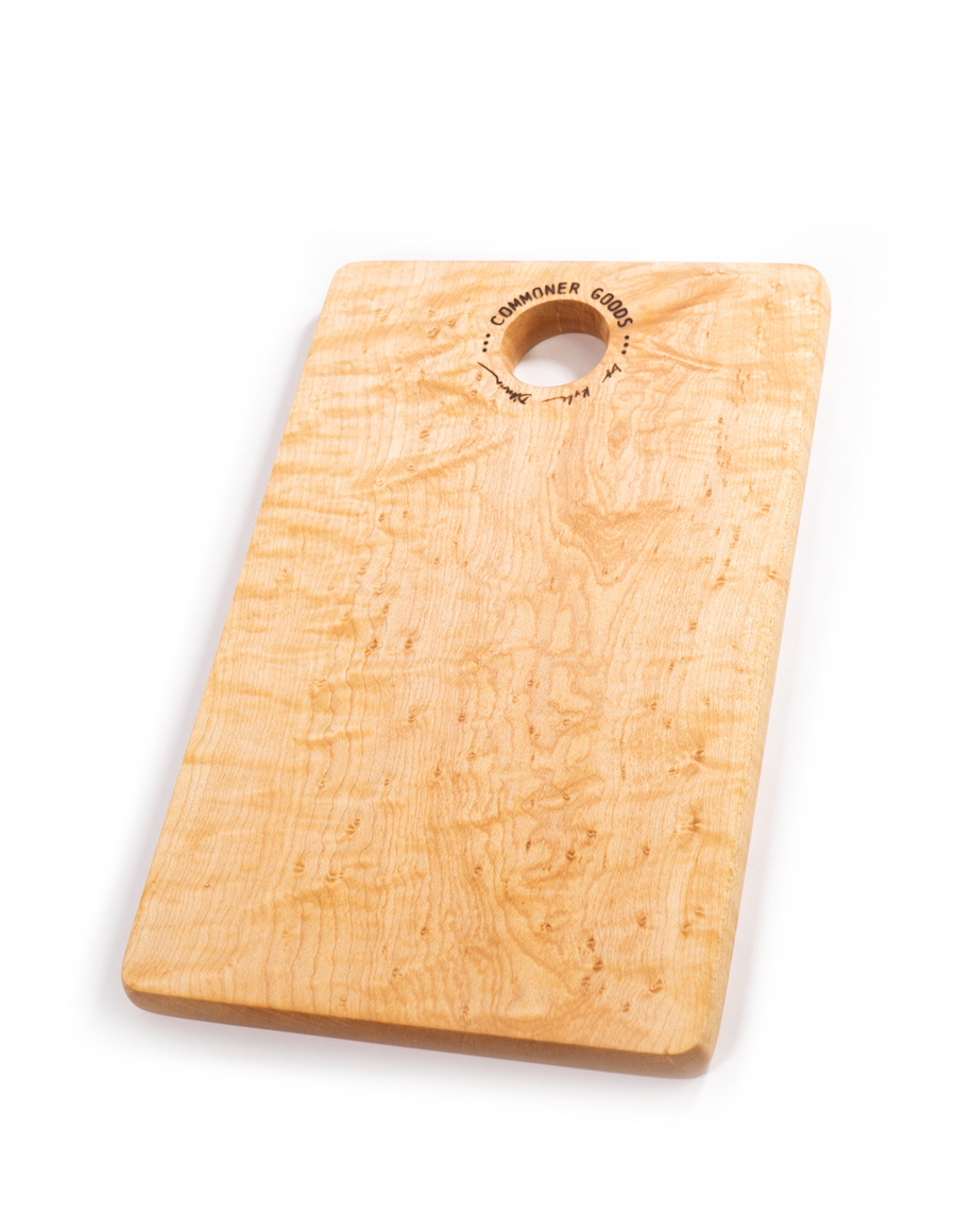 Small Bird's Eye Maple Cutting Board by Commoner Goods