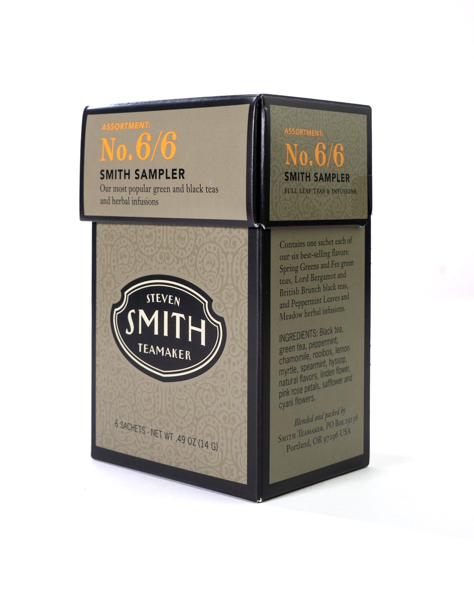 6 Pack Sampler Carton by Smith Tea – MadeHere