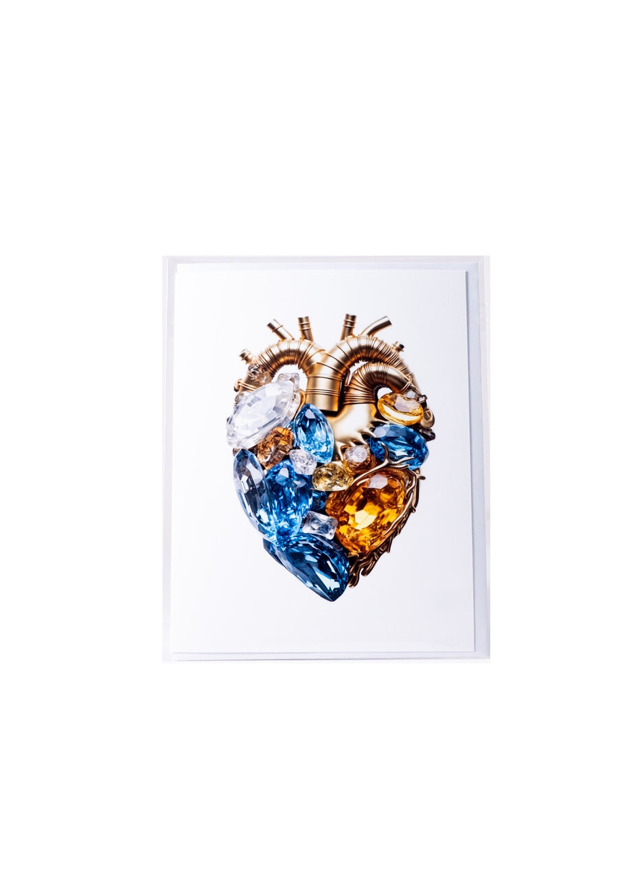 Jewels Heart Card by Lumbering Shenanigans
