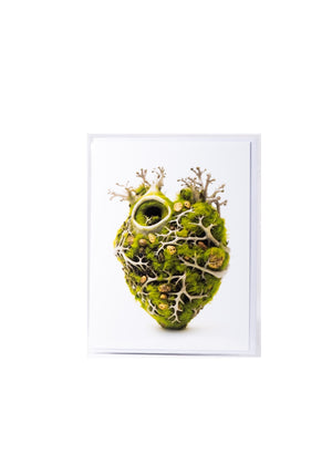 Mossy Heart Card by Lumbering Shenanigans