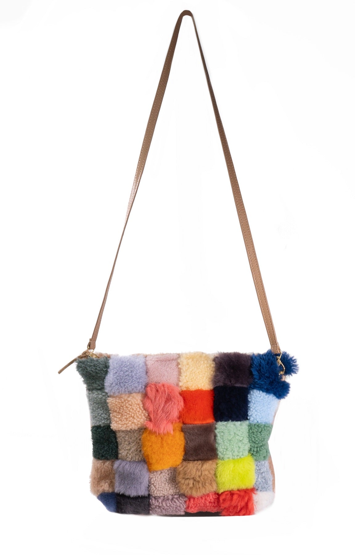 Shearling Mini Hobo Bag by Primecut