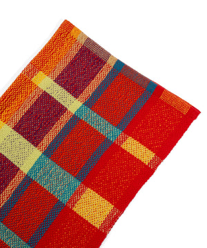 Taquete Spaced Blocks Handwoven Towel by Fiber Art Designs
