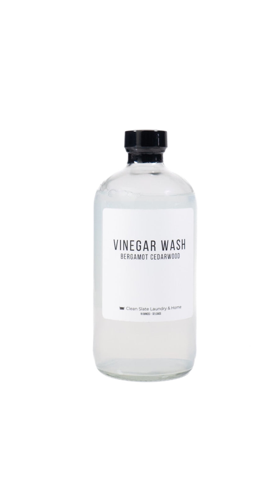 16oz Bergamot Cedarwood Vinegar Wash by Clean Slate Laundry & Home