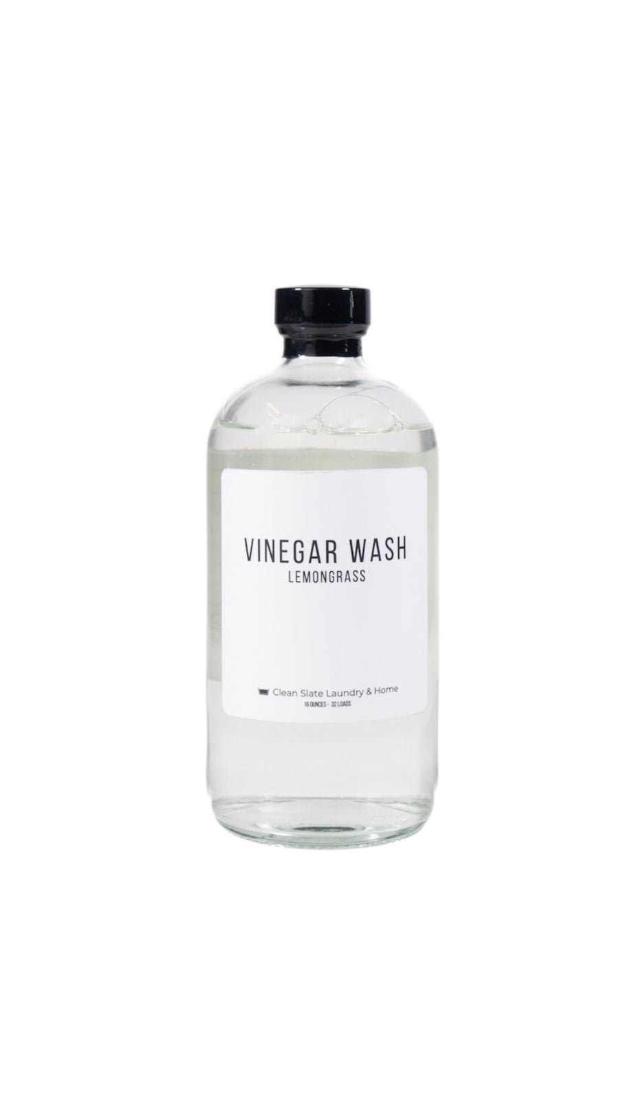 16oz Lemongrass Vinegar Wash by Clean Slate Laundry & Home