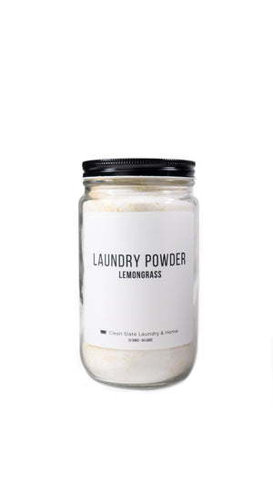 32oz Lemongrass Laundry Powder by Clean Slate Laundry & Home