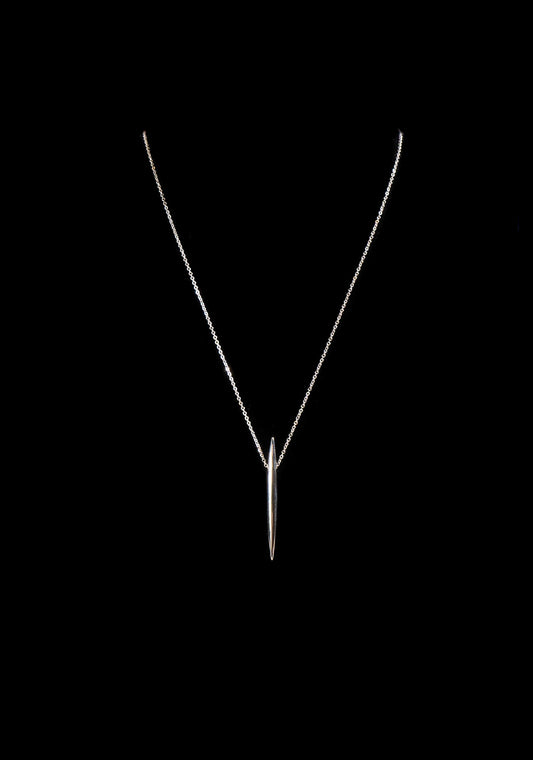 Modern Spike Neclace Polished Sterling Silver by VK Desings