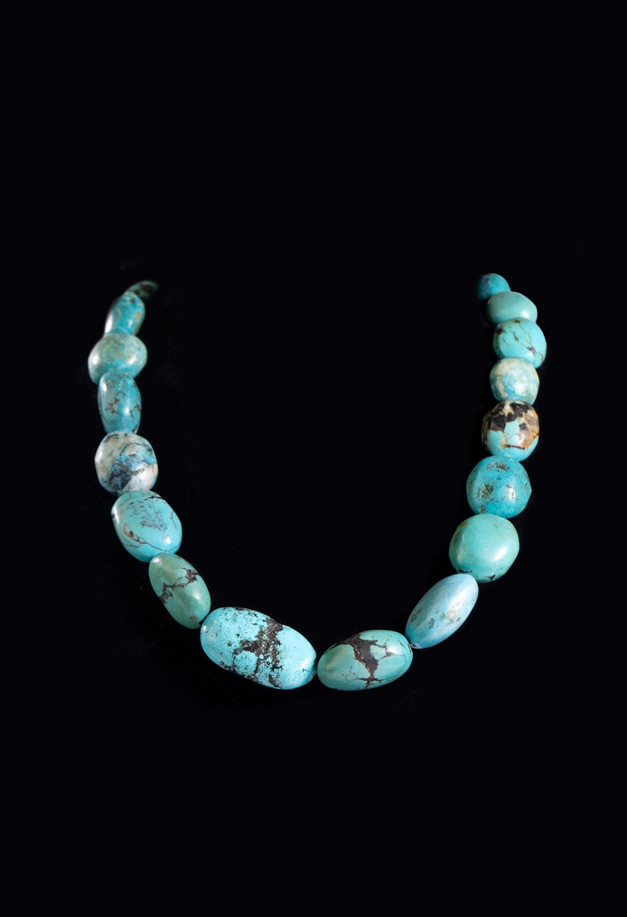 Turquoise/SS Necklace (KP-021) by Katie Peterson Jewelry