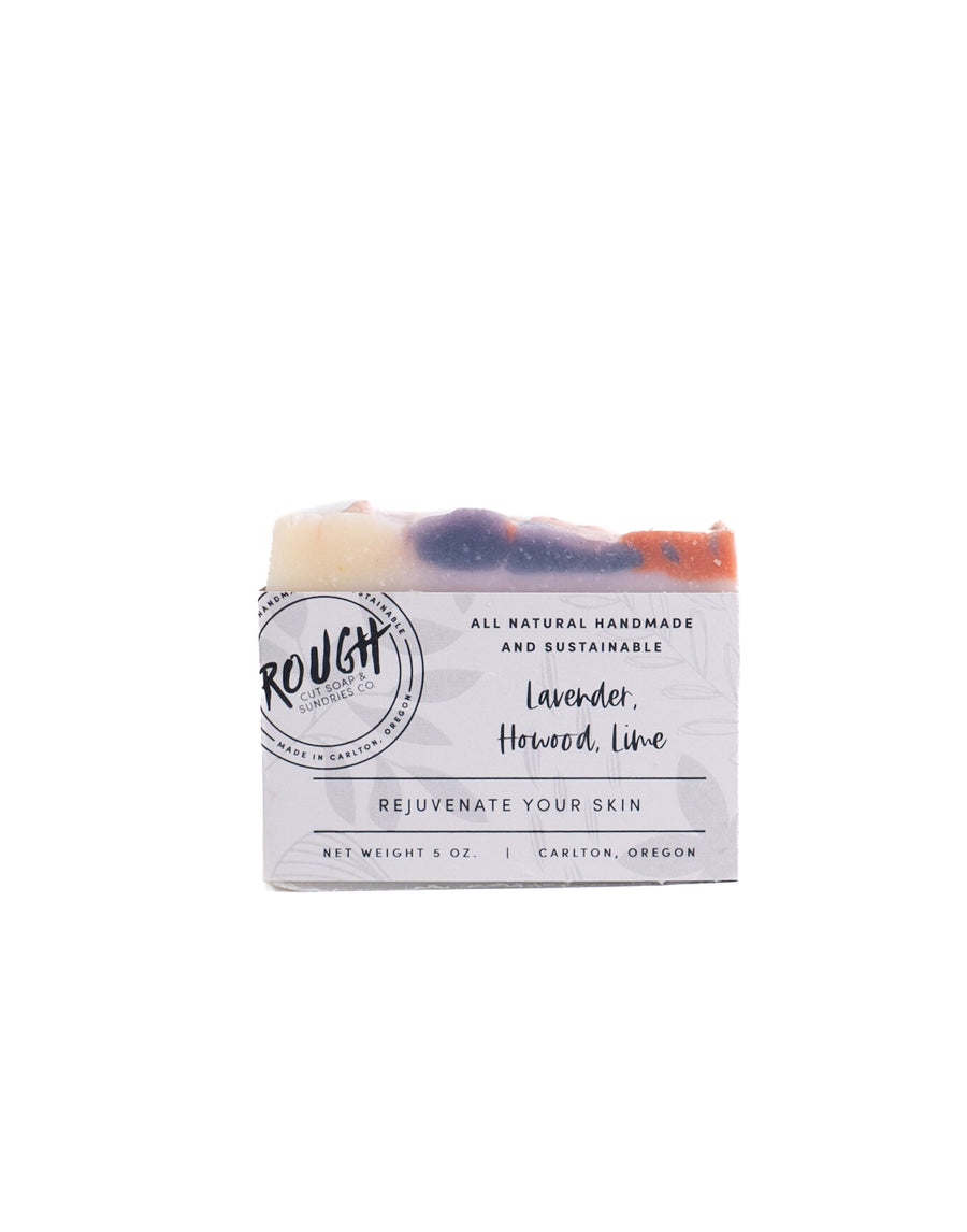 Lavender, Howood & Lime Soap by Rough Cut Soap & Sundries